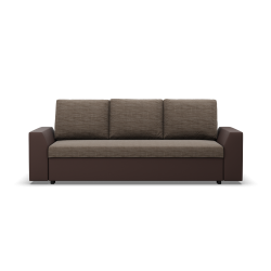 LUGO Sofa, Color - CAPPUCCINO + BROWN