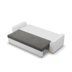 LUGO Sofa, Color - DARK GRAY + WHITE