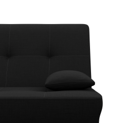 AVENTO Schlafsofa, Farbe - SCHWARZ