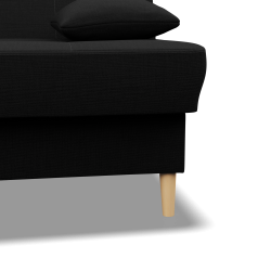 Sofá cama AVENTO, Color - NEGRO