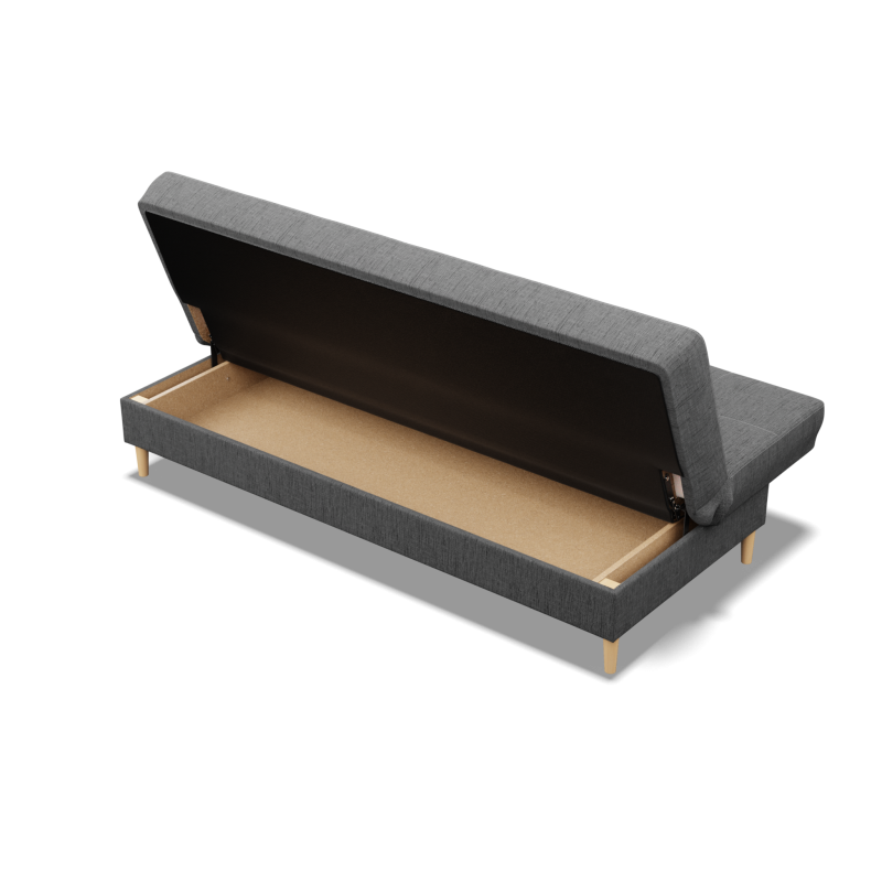 AVENTO Schlafsofa, Farbe - DUNKELGRAU