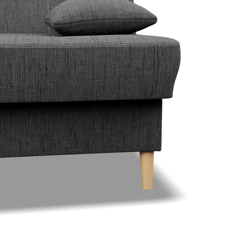 Sofá cama AVENTO, Color - GRIS OSCURO