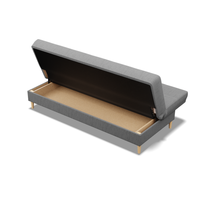 AVENTO Schlafsofa, Farbe - HELLGRAU