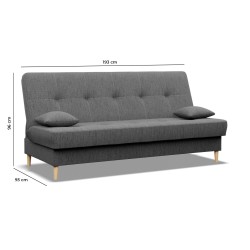 AVENTO Sofa, Farbe - CREMEFARBEN