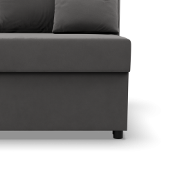 KEMI Corner Sofa, Filling - Foam, Side - LEFT, Color - GRAY