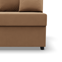 Ecksofa KEMI, Polsterung - Schaumstoff, Seite - LINKS, Farbe - CAPPUCCINO