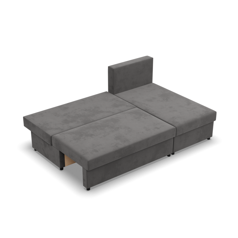 KEMI Corner Sofa, Filling - Foam, Side - RIGHT, Color - GRAY