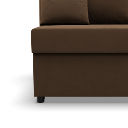 KEMI Corner Sofa, Filling - Foam, Side - RIGHT, Color - BROWN