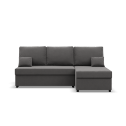 KEMI Corner Sofa, Filling - Spring, Side - RIGHT, Color - GRAY