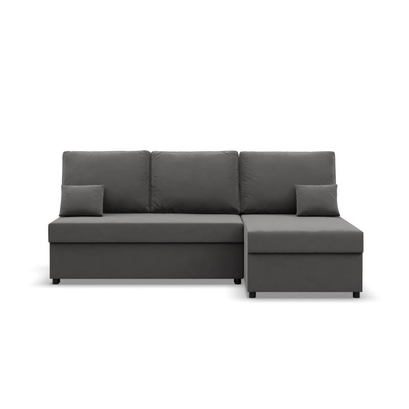 KEMI Corner Sofa, Filling - Spring, Side - RIGHT, Color - GRAY