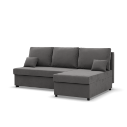 KEMI Corner Sofa, Filling - Spring, Side - RIGHT, Color - GRAY