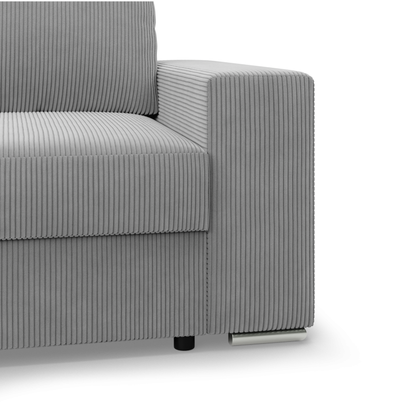 VELANO LL Sectional Sofa, Side - LEFT, Color - GRAY