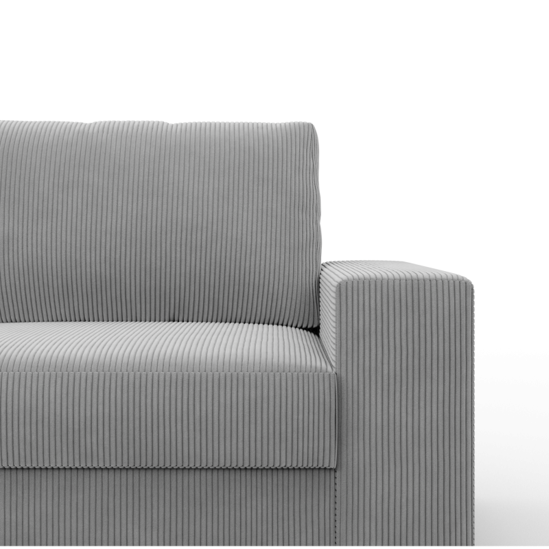 VELANO LL Sectional Sofa, Side - LEFT, Color - GRAY