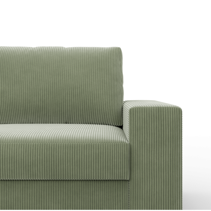 Ecksofa VELANO LL, Seite - LINKS, Farbe - HELLGRÜN