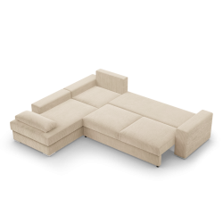 VELANO LL Corner Sofa, Side - LEFT, Color - CREAM