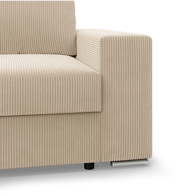 VELANO LL Corner Sofa, Side - LEFT, Color - CREAM