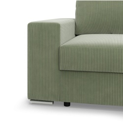 VELANO LL Ecksofa, Seite - RECHTS, Farbe - HELLGRÜN