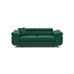 Sofa RIGATTO, Color - BOTTLE GREEN, Sleeping function - With sleeping function