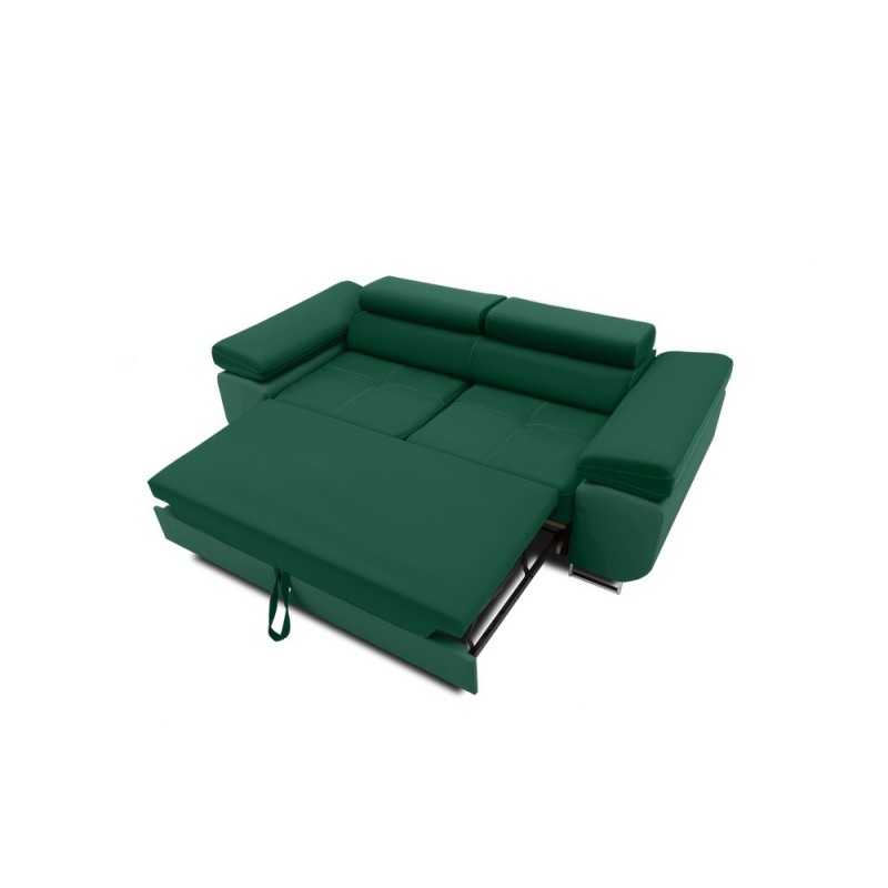Sofa RIGATTO , Kolor - BUTELKOWA ZIELEŃ, Funkcja spania - Z funkcją spania