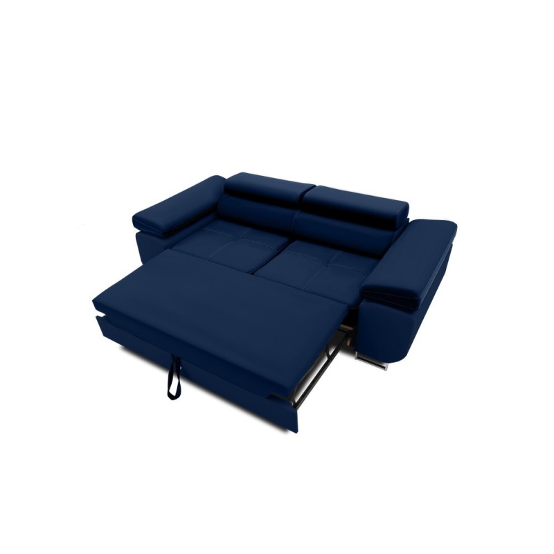 Sofa RIGATTO , Kolor - GRANATOWY, Funkcja spania - Z funkcją spania