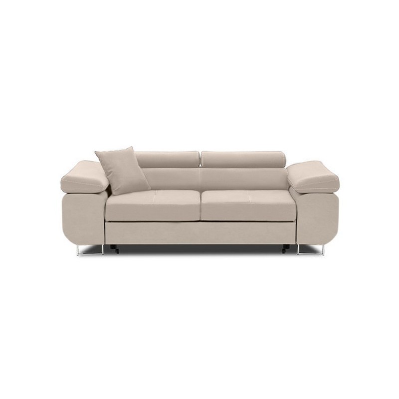 Sofa RIGATTO, Farbe - BEIGE, Schlafmöglichkeit - Mit Schlaffunktion
