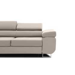 Sofa RIGATTO, Farbe - BEIGE, Schlafmöglichkeit - Mit Schlaffunktion