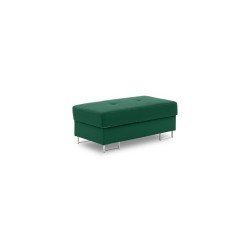 RIGATTO Pouf, Color - BOTTLE GREEN