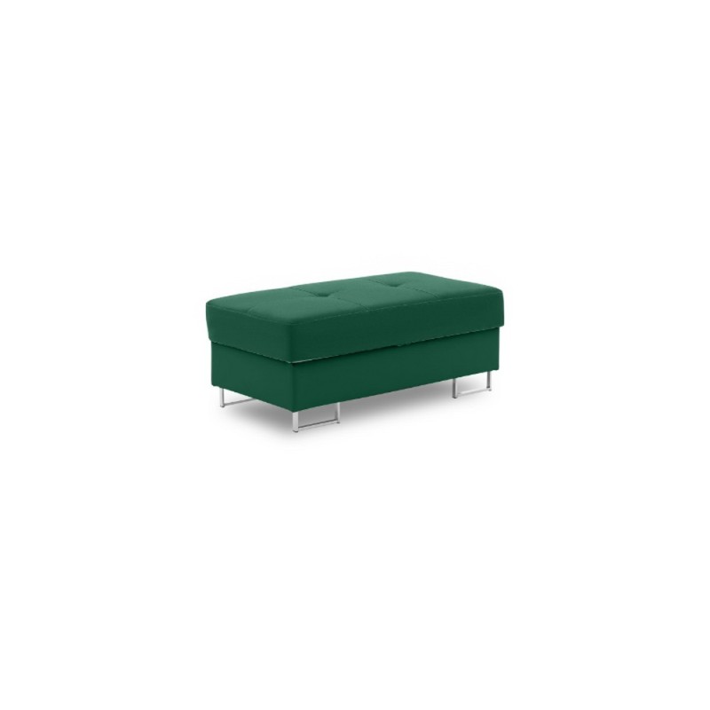 RIGATTO Pouf, Color - BOTTLE GREEN