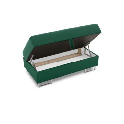 RIGATTO Pouf, Color - BOTTLE GREEN