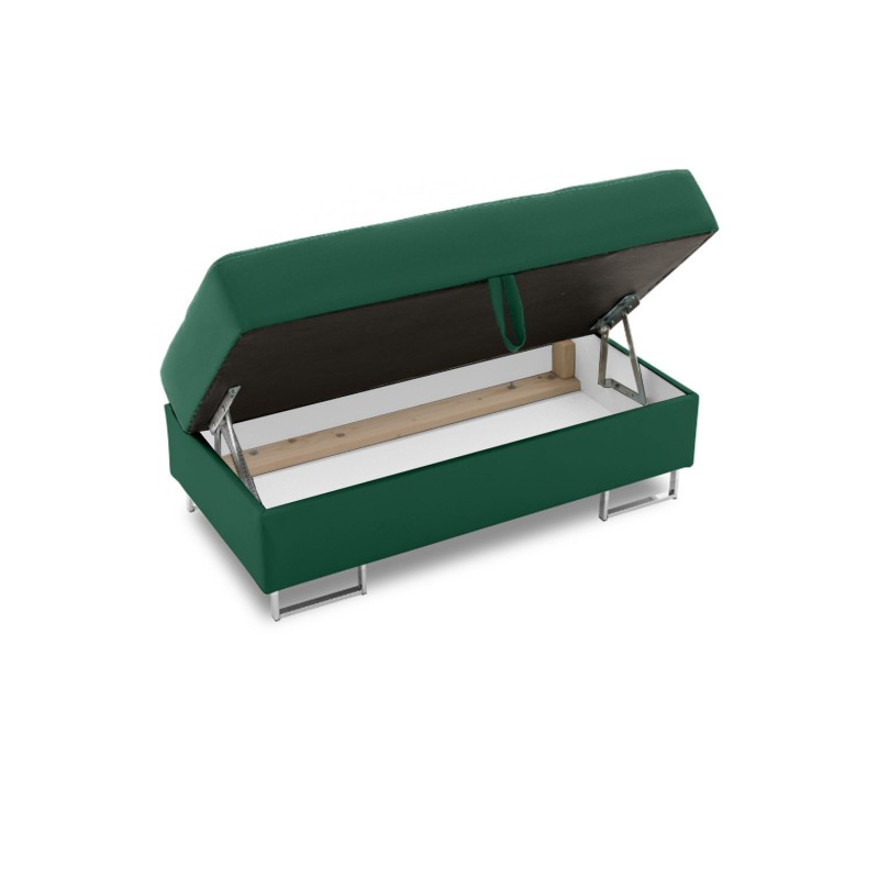 RIGATTO Pouf, Color - BOTTLE GREEN