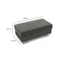 RIGATTO Sitzsack, Farbe - DUNKELGRAU