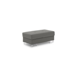 RIGATTO Pouf, Color - LIGHT GRAY