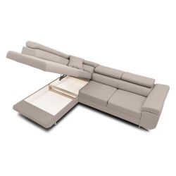 Ecksofa RIGATTO, Seite - LINKS, Farbe - BEIGE
