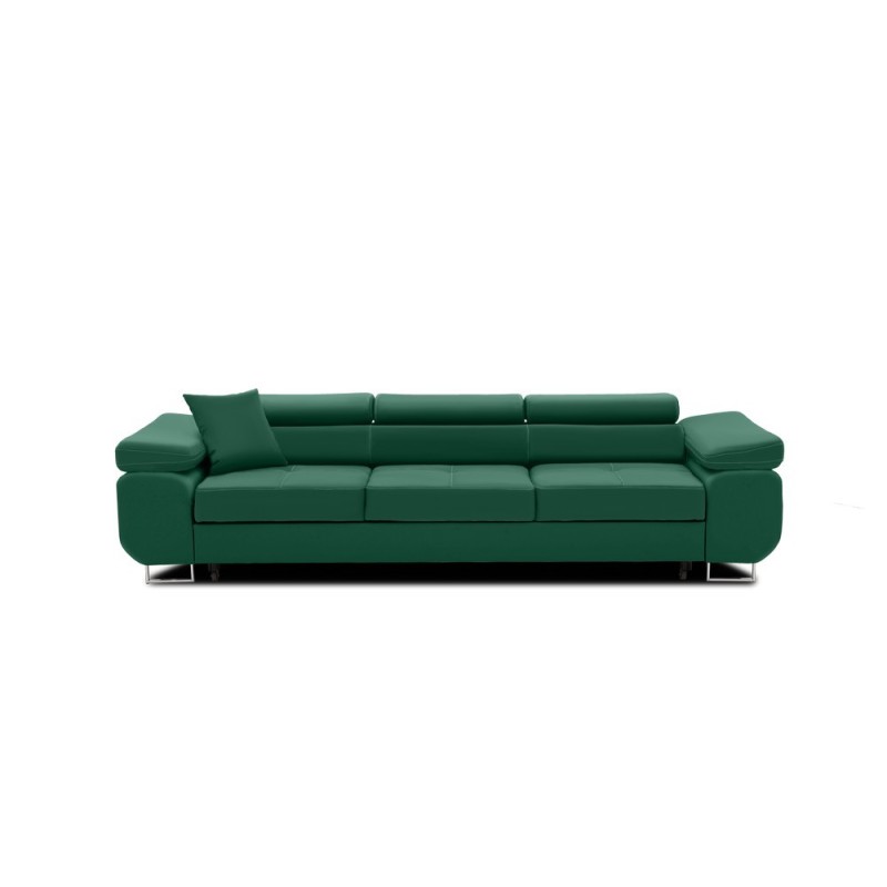 Sofa RIGATTO, Farbe - FLASCHENGRÜN