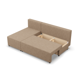 Fermo Lux Corner Sofa, Color - CAPPUCCINO