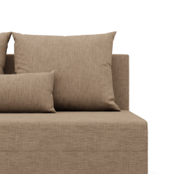Ecksofa Fermo Lux, Farbe - CAPPUCCINO