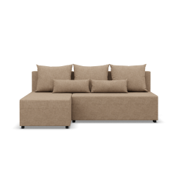 Ecksofa Fermo Lux, Farbe - CAPPUCCINO