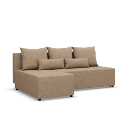 Fermo Lux Corner Sofa, Color - CAPPUCCINO