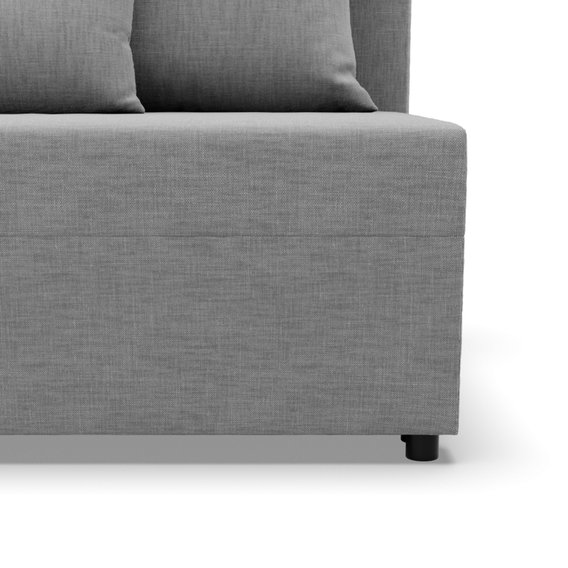 Ecksofa Fermo Lux, Farbe - GRAU