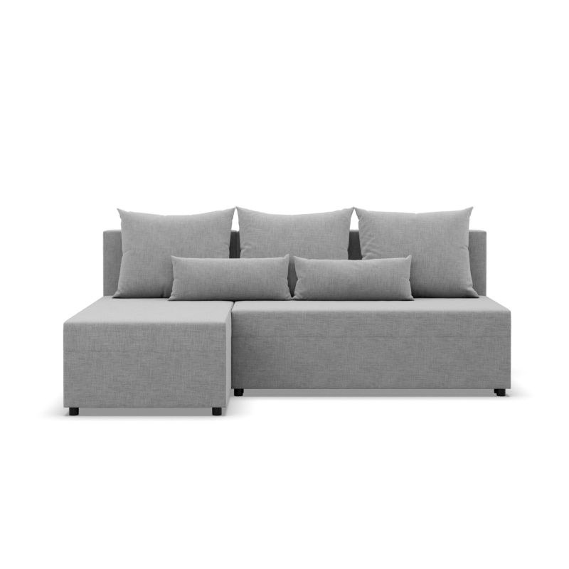 Fermo Lux Corner Sofa, Color - GRAY