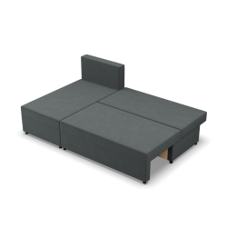 Fermo Kronos Corner Sofa, Color - DARK GRAY