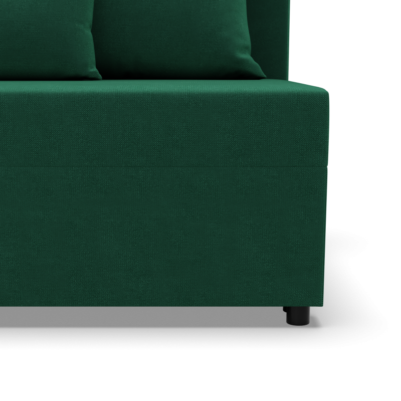 Fermo Kronos Corner Sofa, Color - BOTTLE GREEN