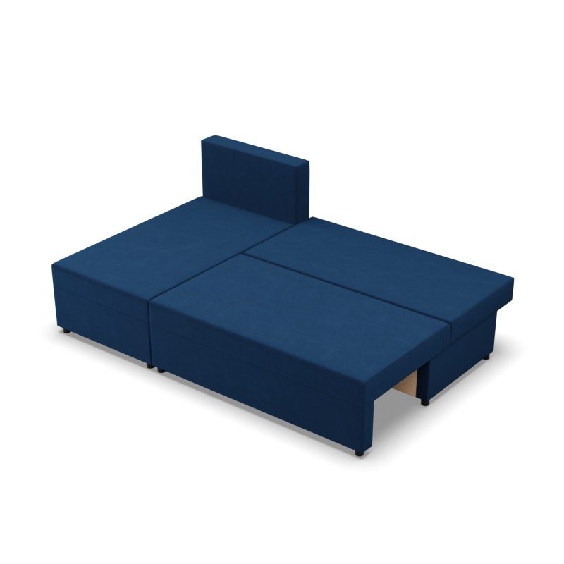 Fermo Kronos Corner Sofa, Color - NAVY BLUE