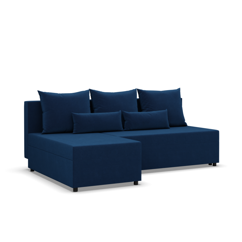 Ecksofa Fermo Kronos, Farbe - BLAU
