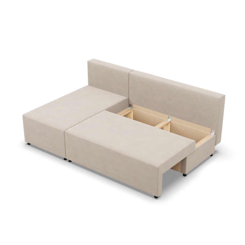 Fermo Kronos Corner Sofa, Color - BEIGE