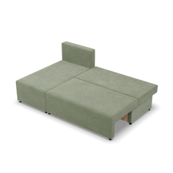 Ecksofa Fermo Poso, Farbe - HELLGRÜN