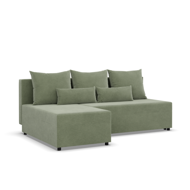 Fermo Poso Corner Sofa, Color - LIGHT GREEN
