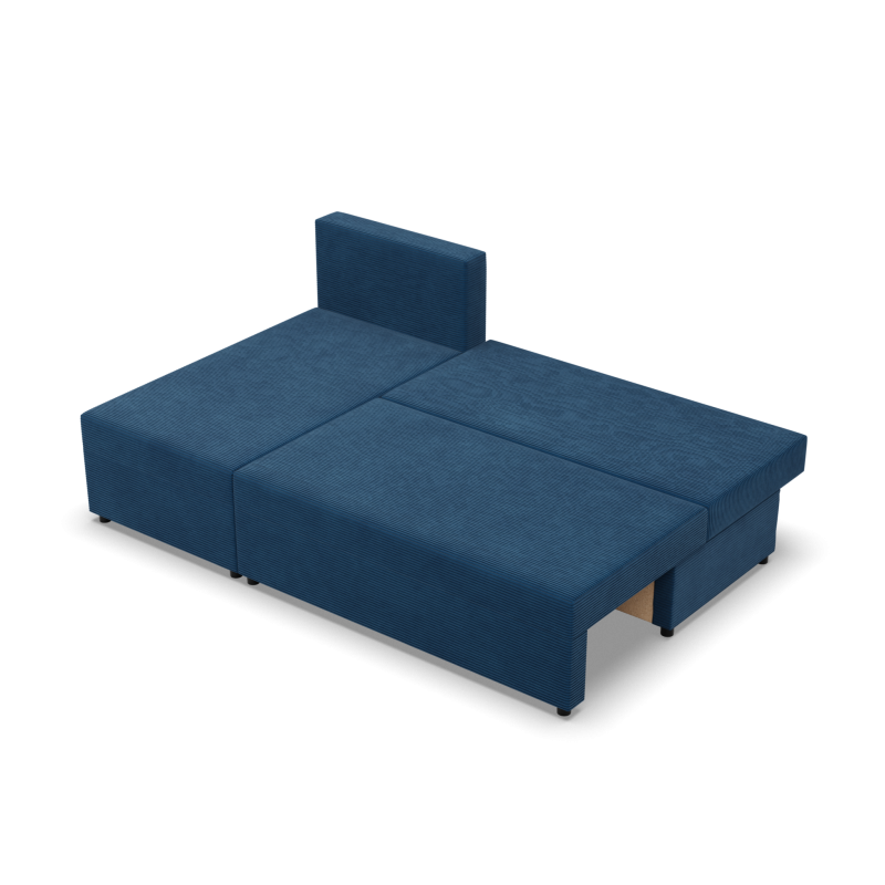 Fermo Poso Corner Sofa, Color - NAVY BLUE