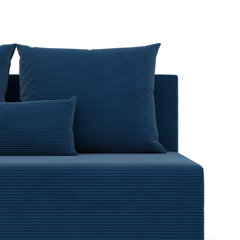 Fermo Poso Ecksofa, Farbe - BLAU