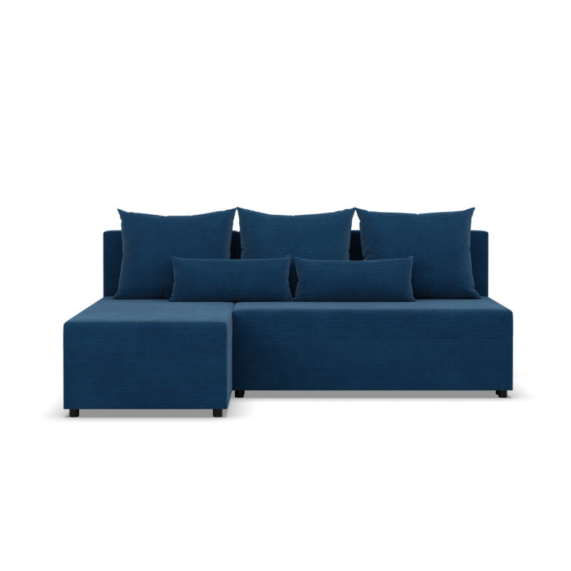 Fermo Poso Ecksofa, Farbe - BLAU